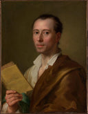 Johann Joachim Winckelmann by Anton Raphael Mengs — hand-painted portrait oil painting reproduction on canvas