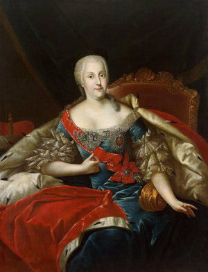 Johanna Holstein Gottorp - Antoine Pesne