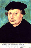 Johannes Bugenhagen by Lucas Cranach the Elder — male oil painting wall art, Northern Renaissance