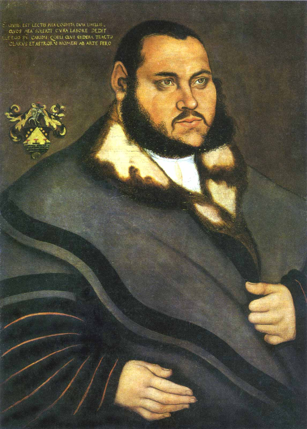 Johannes Carion by Lucas Cranach the Elder — hand-painted portrait oil painting reproduction on canvas