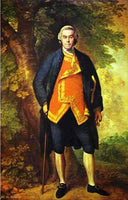 John, 1st Viscount Kilmorey by Thomas Gainsborough — male oil painting wall art, Rococo