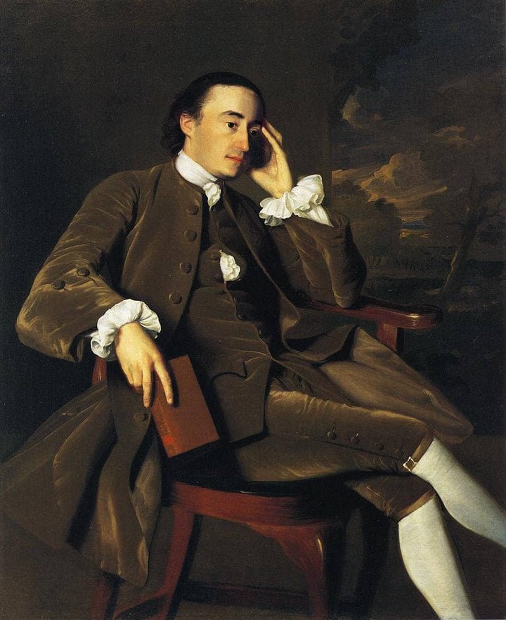 John Bours by John Singleton Copley — hand-painted portrait oil painting reproduction on canvas