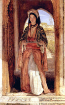 The Coffee Bearer by John Frederick Lewis — hand-painted cultural oil painting reproduction on canvas