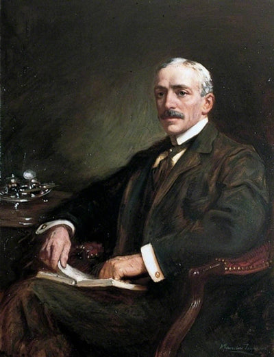 John Howard, Esq., JP, DL of Sibton and Chartham, MP for Northeast Kent (1902â1908) by Albert Chevallier Tayler — oil painting reproduction
