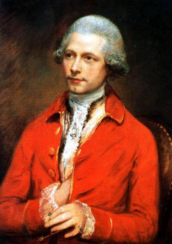 John Joseph Merlin by Thomas Gainsborough — hand-painted portrait oil painting reproduction on canvas