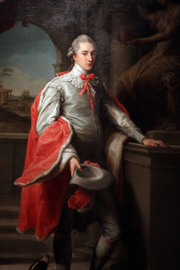 John Monso by Pompeo Batoni — hand-painted portrait oil painting reproduction on canvas