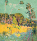 A Clearing in the Forest by John Peter Russell — forest oil painting wall art, Impressionism