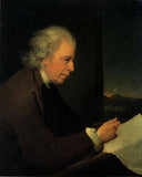 John Whitehurst by Joseph Wright — male oil painting wall art, Romanticism