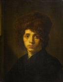 Jonge Man Met Bontmuts by David Bailly — hand-painted portrait oil painting reproduction on canvas