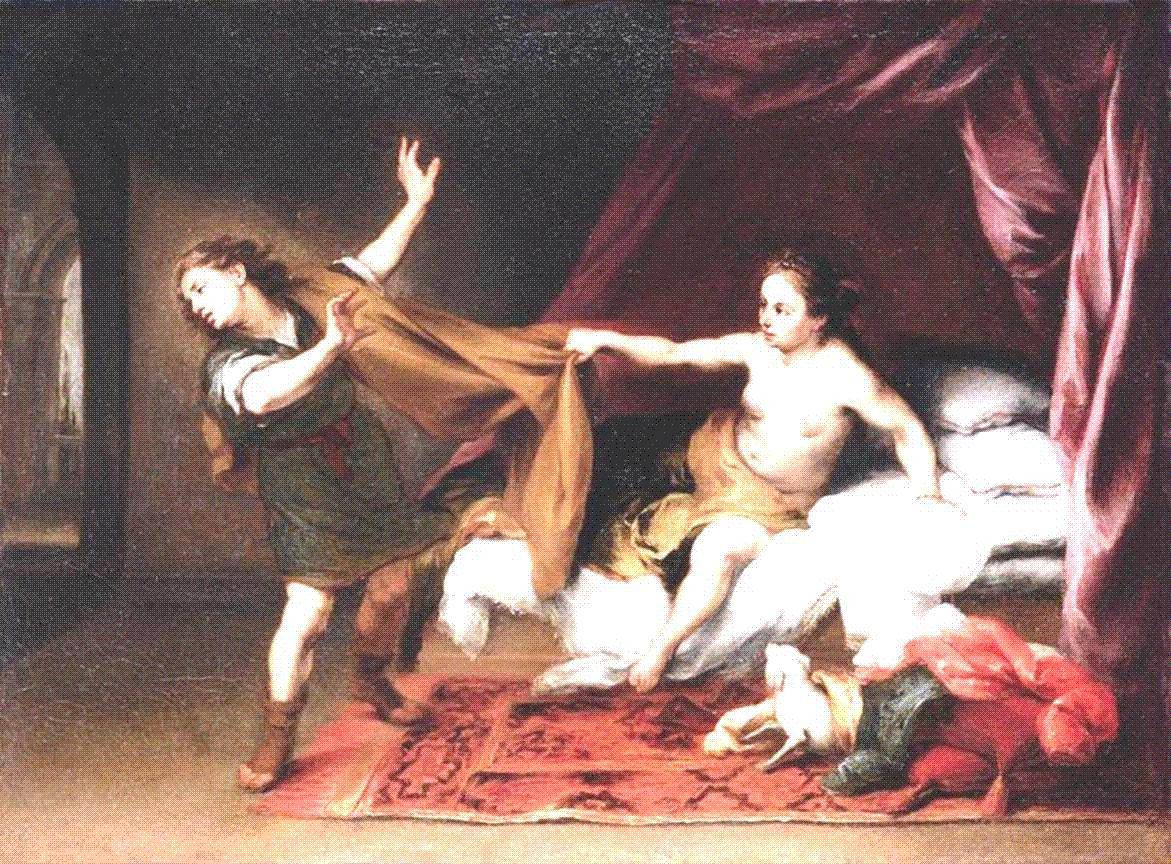 Joseph and Potiphar's Wife - Bartolome Esteban Murillo