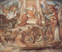 Sühneschiff Und Läuterungsberg Aus Dem Purgatorio by Joseph Anton Koch — hand-painted cultural oil painting reproduction on canvas