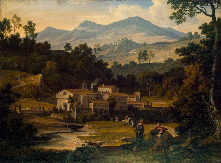 Monastery of San Francesco Di Civitella in the Sabine Mountains - Joseph Anton Koch