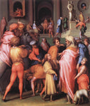 Joseph Being Sold to Potiphar by Jacopo Pontormo — hand-painted cultural oil painting reproduction on canvas