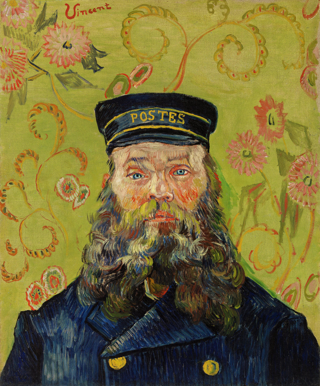 Joseph-Etienne Roulin by Vincent van Gogh — hand-painted portrait oil painting reproduction on canvas