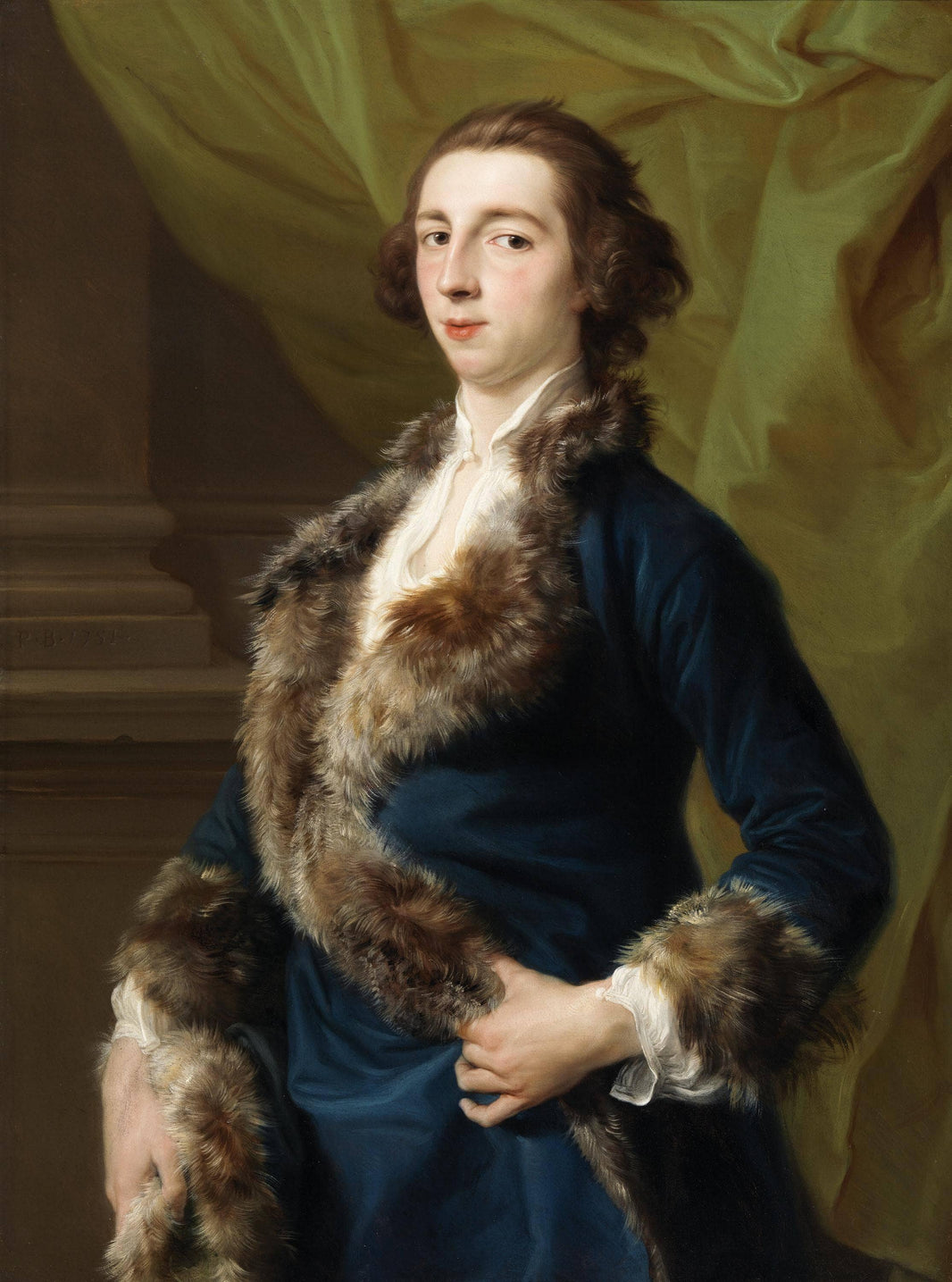 Joseph Leeson, Later 2nd Earl of Milltown by Pompeo Batoni — hand-painted portrait oil painting reproduction on canvas