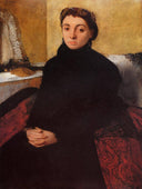 Josephine Gaujean by Edgar Degas — male oil painting wall art, Realism