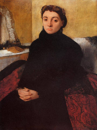 Josephine Gaujean in living room