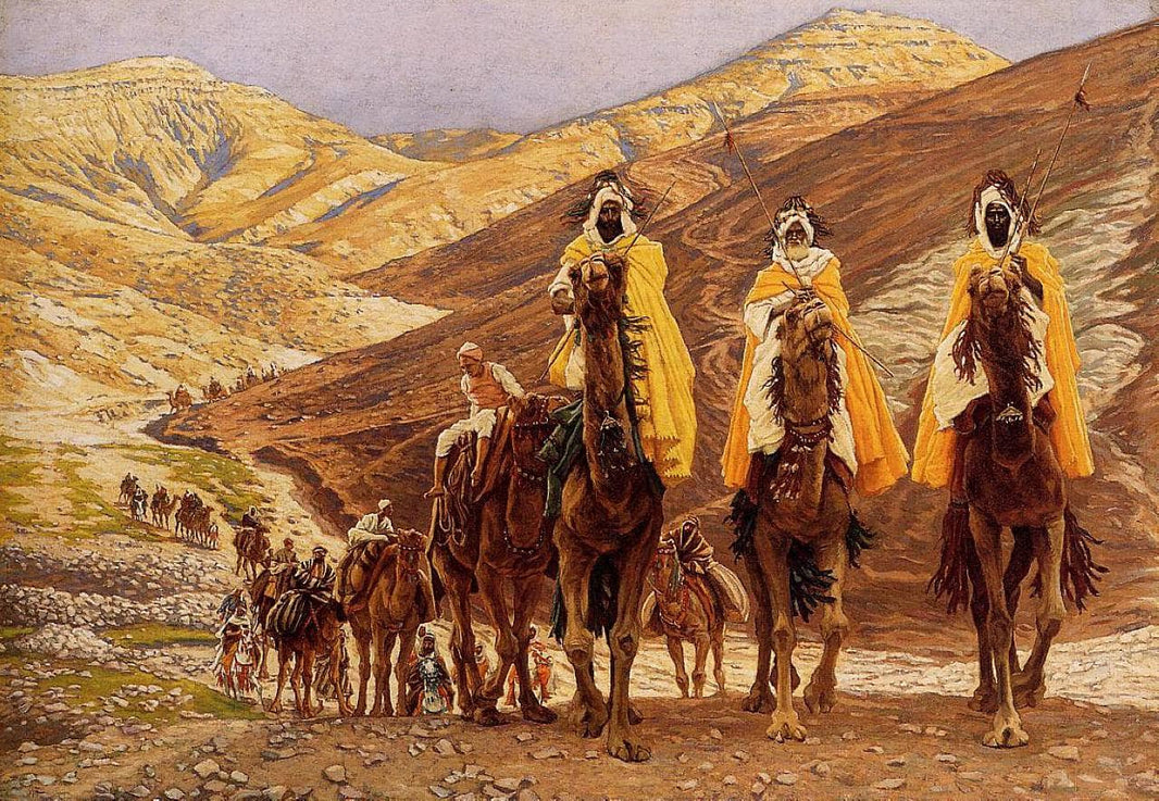 Journey of the Magi by James Tissot — hand-painted landscape oil painting reproduction on canvas