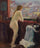 Nude at Window over Greenwich Village in dining room