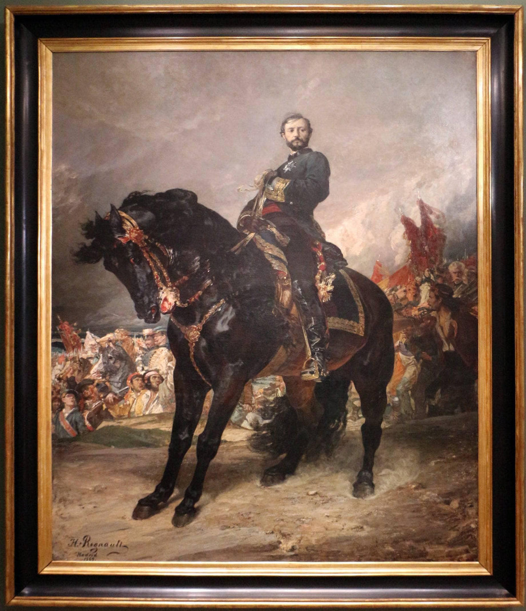 Juan Prim, October 8, 1868 by Henri Regnault — hand-painted animal oil painting reproduction on canvas