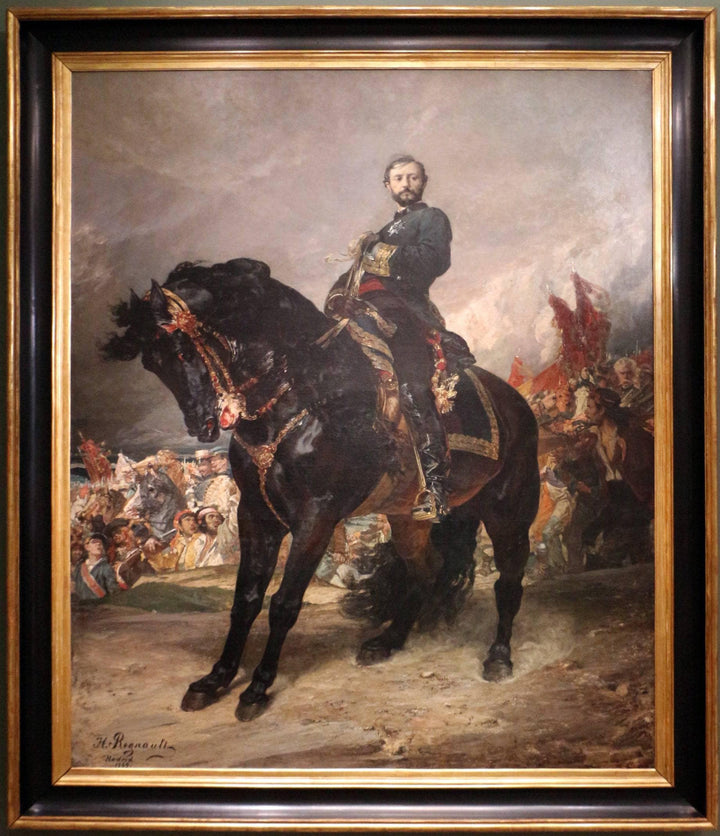 Juan Prim, October 8, 1868 by Henri Regnault — hand-painted animal oil painting reproduction on canvas