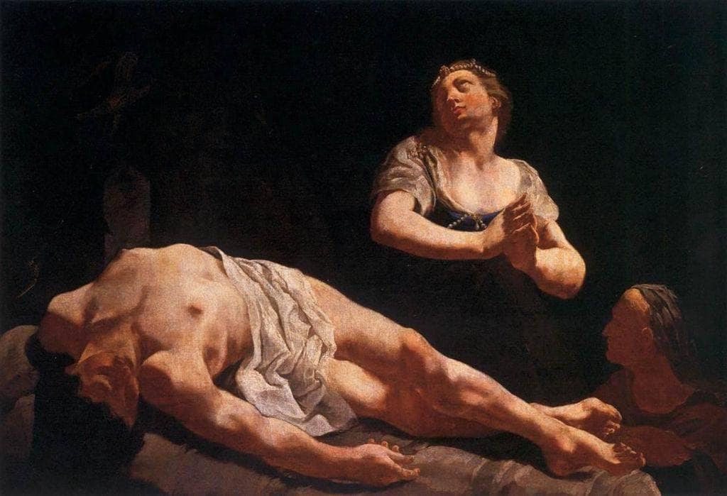 Judith and Holofernes by Giulia Lama — hand-painted cultural oil painting reproduction on canvas