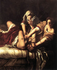 Judith Beheading Holofernes by Artemisia Gentileschi — hand-painted portrait oil painting reproduction on canvas