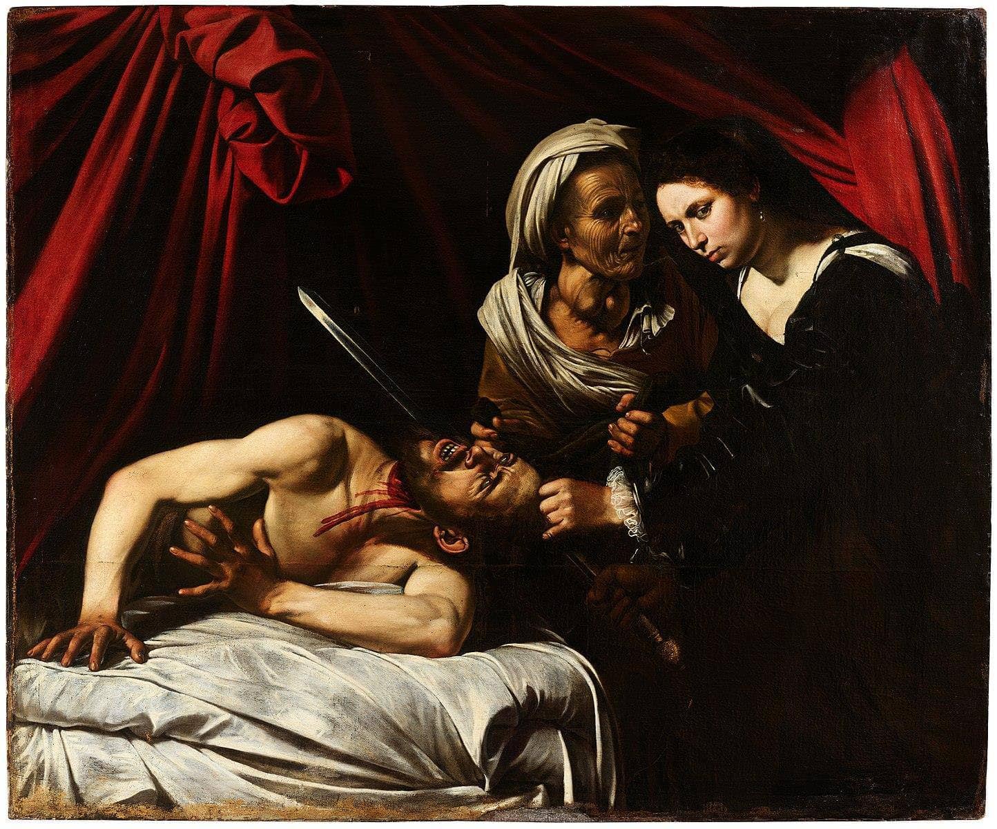 Judith Painting Judith Beheading Holofernes by Caravaggio — Oil Painting Reproduction ...