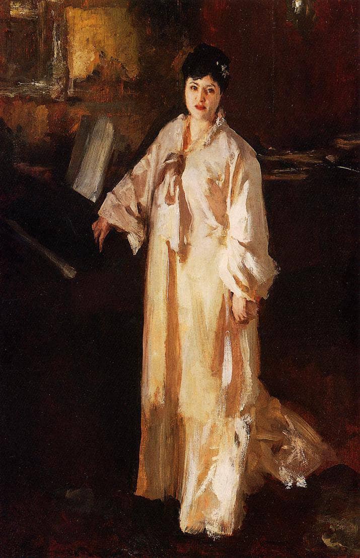 Judith Gautier by John Singer Sargent — hand-painted portrait oil painting reproduction on canvas