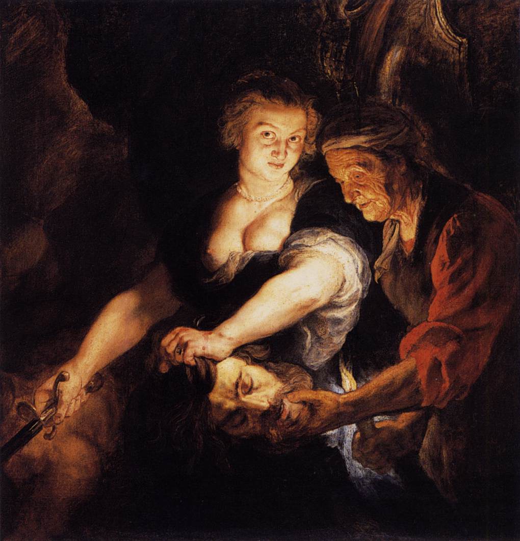 Judith with the Head of Holofernes by Peter Paul Rubens — hand-painted cultural oil painting reproduction on canvas