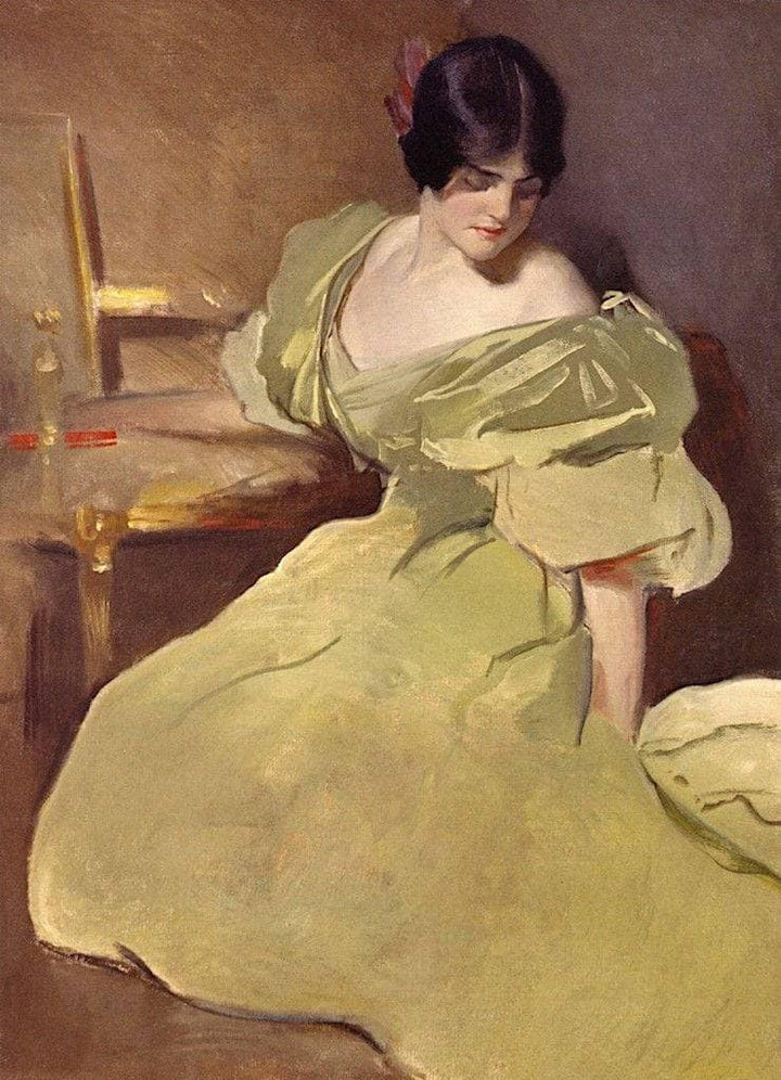 Juliette by John White Alexander — hand-painted portrait oil painting reproduction on canvas