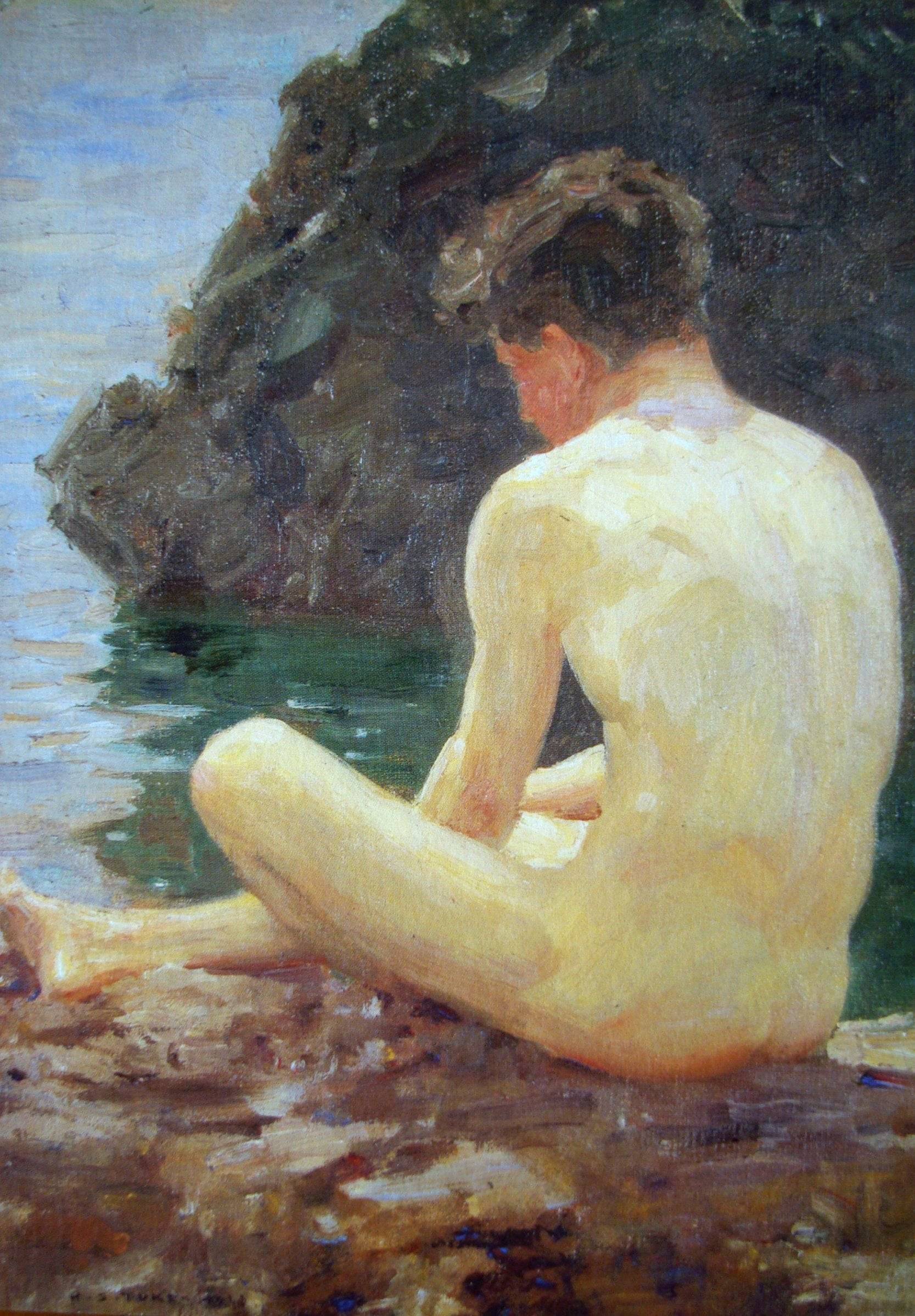 July Sun - Henry Scott Tuke