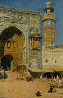 Jumma Musjed Lahore India by Edwin Lord Weeks — group oil painting wall art, Orientalism