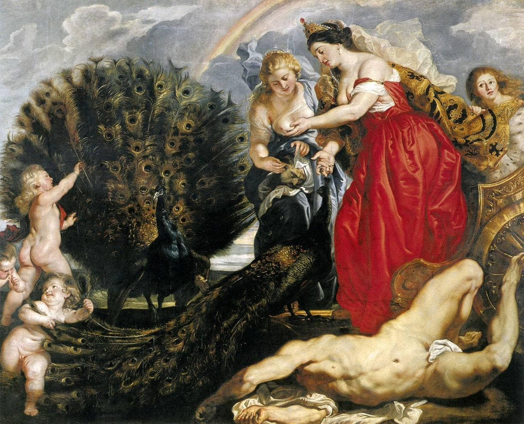 Juno and Argus by Peter Paul Rubens — hand-painted cultural oil painting reproduction on canvas