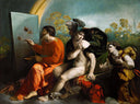 Jupiter, Mercury and Virtue by Dosso Dossi — group oil painting wall art, High Renaissance
