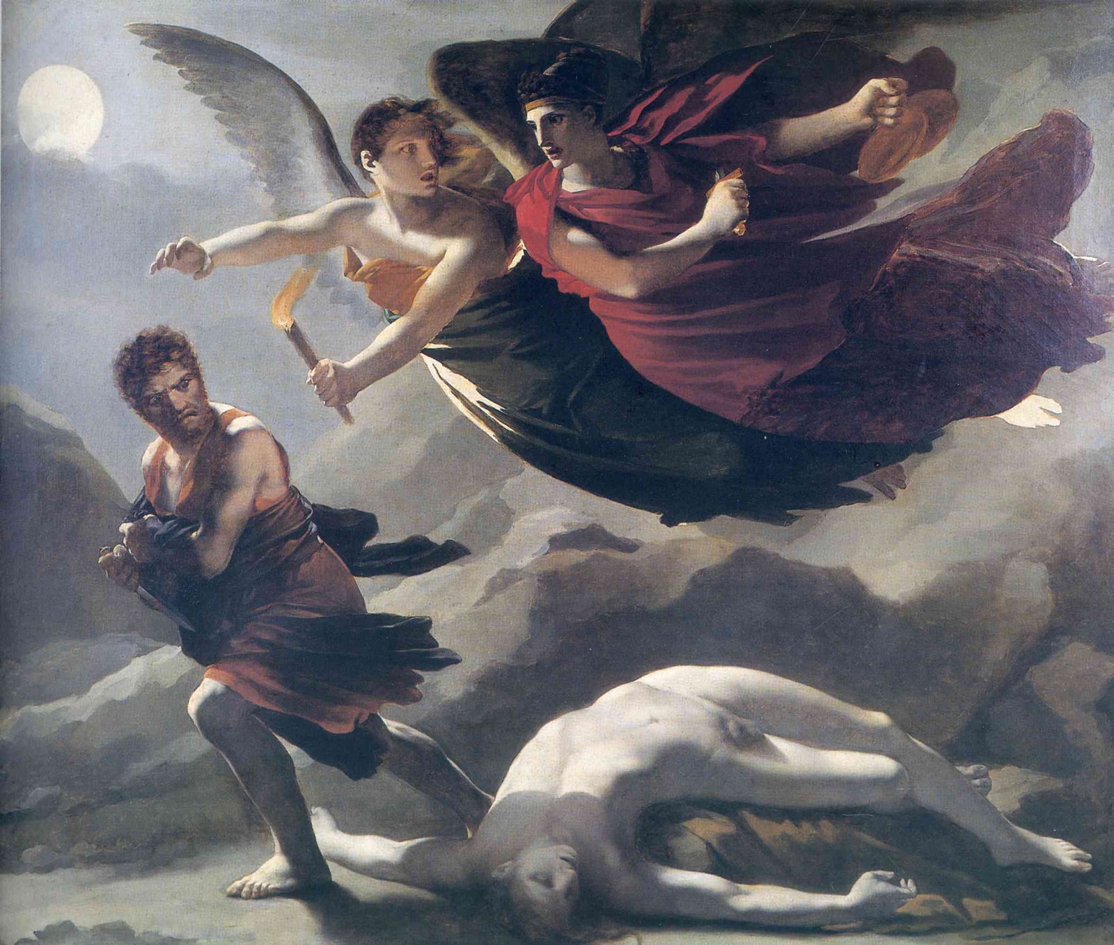 Justice and Divine Vengeance Pursuing Crime