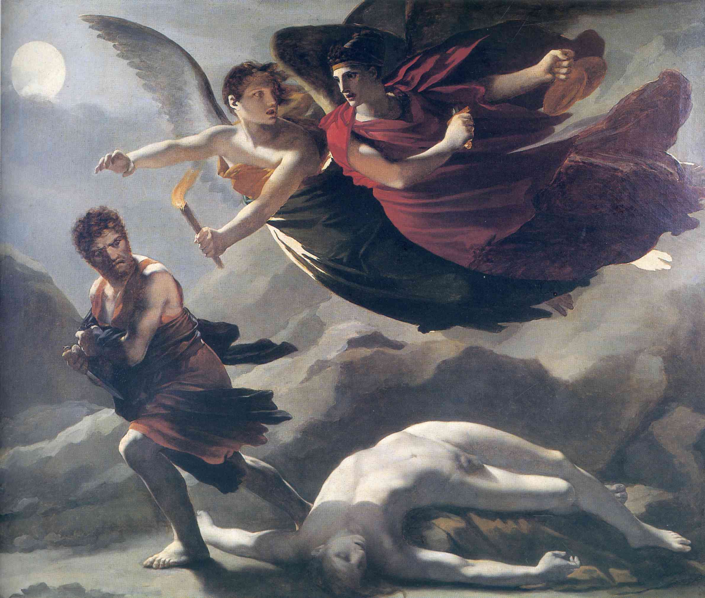 Justice and Divine Vengeance Pursuing Crime - Pierre-Paul Prud'hon