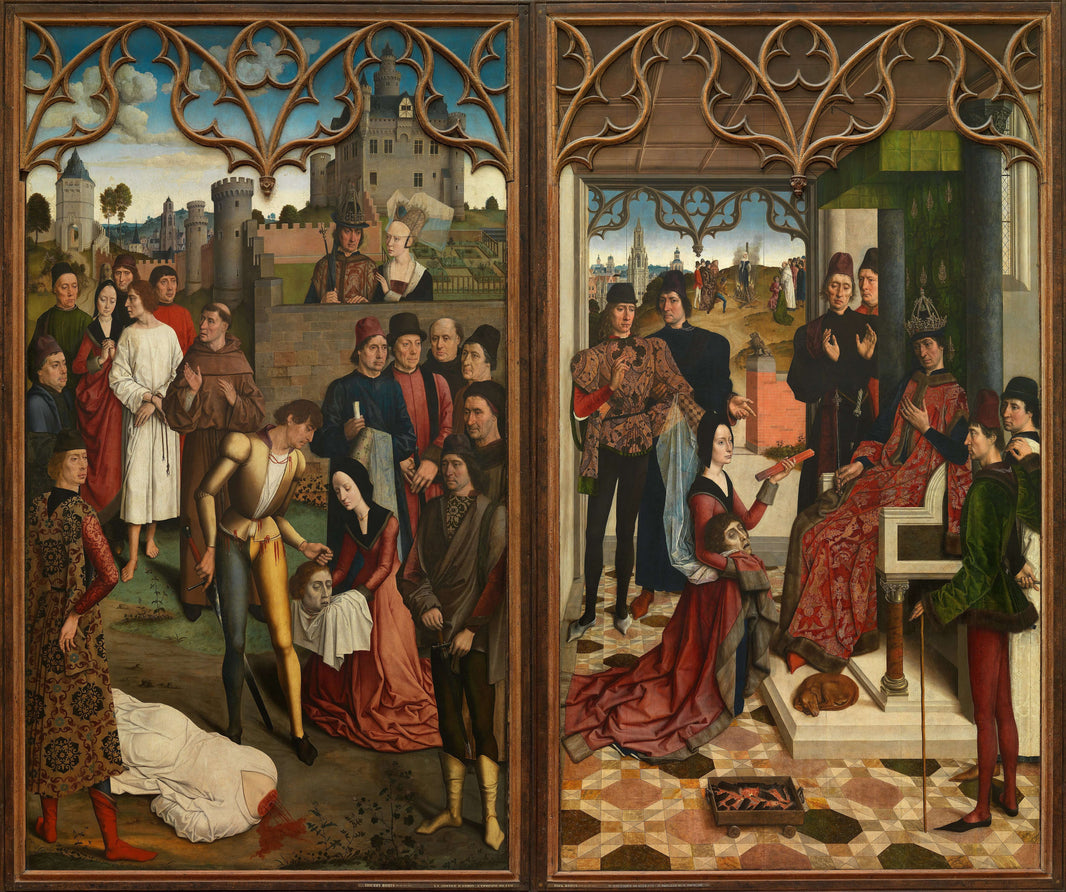 Justice of the Emperor Otto: The Execution of the Innocent Count by Dirk Bouts — hand-painted cultural oil painting reproduction on canvas