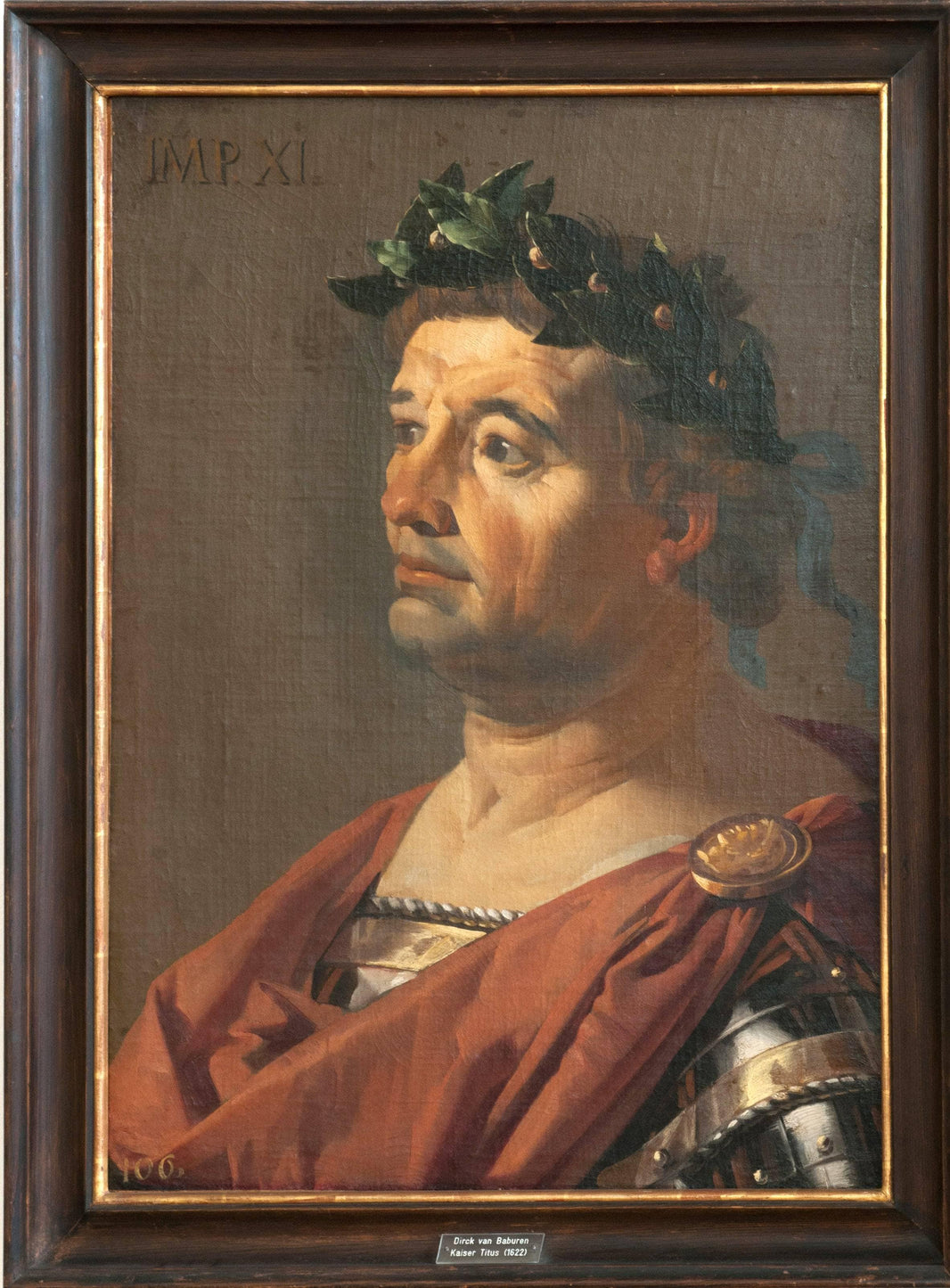 Kaiser Titus by Dirck van Baburen — hand-painted portrait oil painting reproduction on canvas