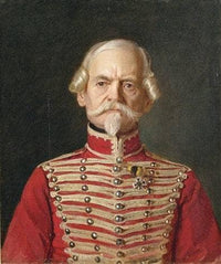 Portrait of an officer in a hussar uniform