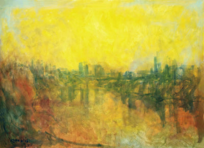 Karlovac at the Kupa river in kitchen