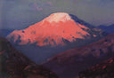 Kazbek by Arkhyp Kuindzhi — hand-painted landscape oil painting reproduction on canvas
