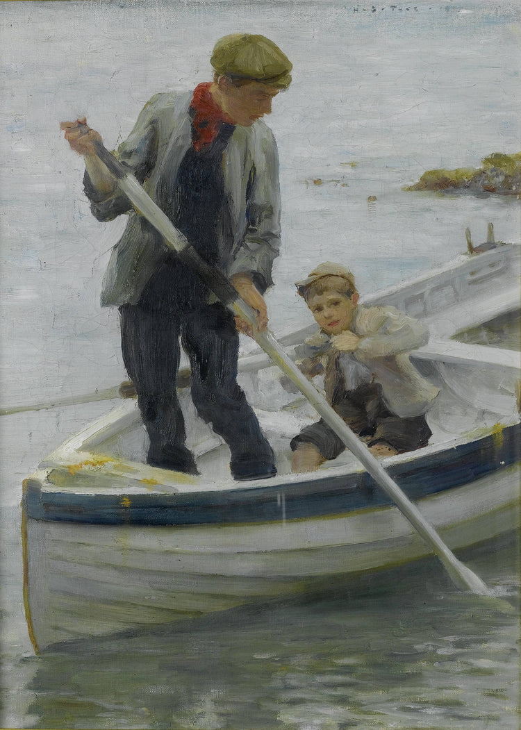 Keeping Her off - Henry Scott Tuke