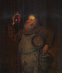 Kellermeister by Eduard von Grützner — male oil painting wall art, Romanticism