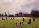 Kensington Gardens, London by Camille Pissarro — rural oil painting wall art, Impressionism