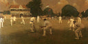 Kent vs Lancashire at The Spitfire Ground, St Lawrence by Albert Chevallier Tayler, religious oil painting wall art, Realism