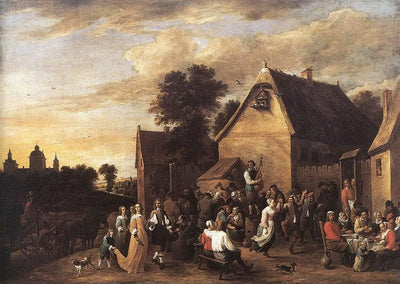 Kermess by David Teniers the Younger — oil painting reproduction