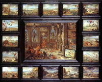 America by Jan van Kessel the Elder — hand-painted architectural oil painting reproduction on canvas