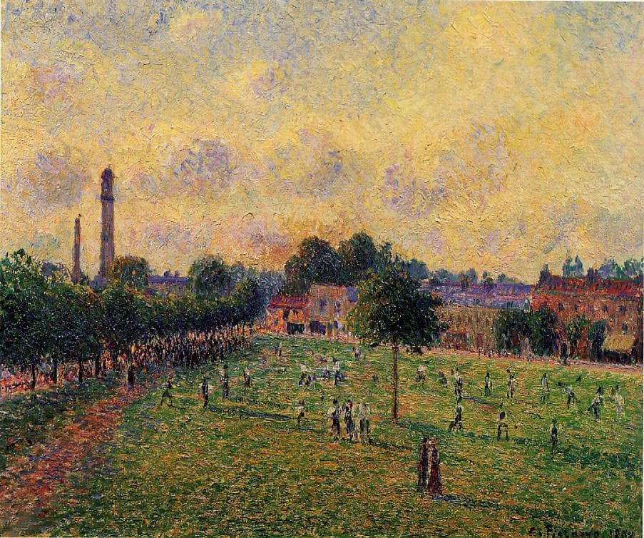 Kew Gardens by Camille Pissarro — hand-painted botanical oil painting reproduction on canvas