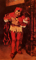 Keying Up, The Court Jester by William Merritt Chase — hand-painted cultural oil painting reproduction on canvas